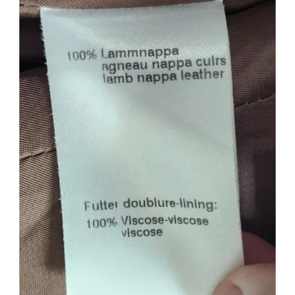 Akris Bergdorf Goodman Brown Lambskin Leather Blazer Jacket Tailored Snap Front - Picture 12 of 16